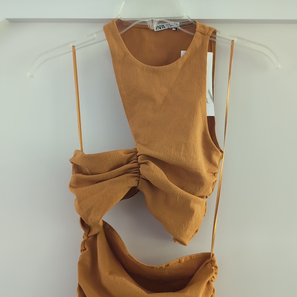 Zara Cutout Bodycon Mini Dress - Picture 12 of 13